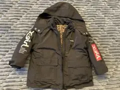 x-girl ダウンコート ヒョウ柄