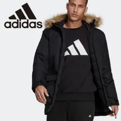 adidas men's UTILITAS HO PKA 中綿コート パーカー
