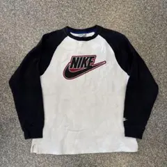 【300円オークション】00s oldNIKE スウェット ラグラン シティ