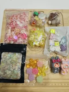 プラスチック製　チャーム　ビーズ　ネイパ　詰め合わせセット