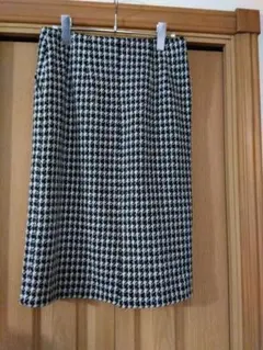 23区ハウンドトゥースパターン　 ツイードタイトスカート　 サイズ38