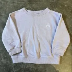 ZARA 薄紫 スウェット　トレーナー 9-12ヶ月　80
