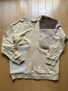 THE SHOP TK パッチワーク トレーナー 150cm