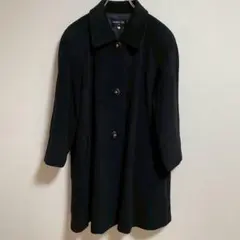 Madam Chic ウールコート　ロング丈　ウール100% 黒　13BRのサムネイル