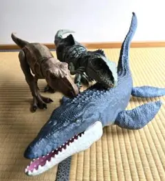 ジュラシックワールド フィギュア モササウルス ティラノ ギガノト