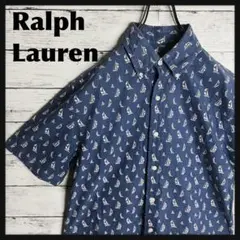 RALEIGH ラリー ポルカドット 半袖 ロールアップ コック シャツ M