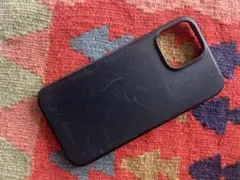 Apple純正 iPhone 13 Pro MAXレザーケース ミッドナイト革皮のサムネイル