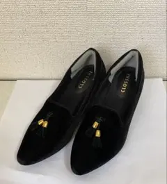 CLOSSHI パンプス スエード生地 しまむら ブラックのサムネイル