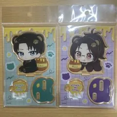 進撃の巨人 ぬいぴ〜す アクスタ はらぺこくま リヴァイ、ハンジ