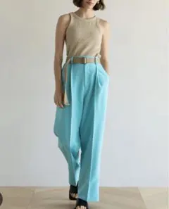 【新品未使用】See Roomlynn センタープレスslacksパンツ