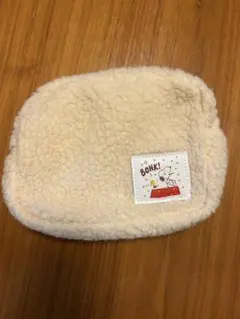 スヌーピー　ポーチ　もこもこ