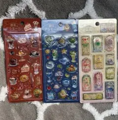 み*ん様 きゅるるんシール　喫茶アラモード　3点セット