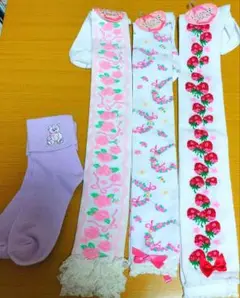 新品未使用　ロリータ　ソックス　4つセット