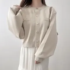 しまむら× koko コラボ ニットカーディガン ベージュ