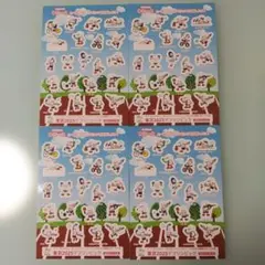 デフリンピックTOKYO2025ゆりーとシールステッカー4枚セット