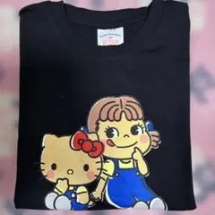 PEKO Hello Kitty 半袖Tシャツ ブラックのサムネイル