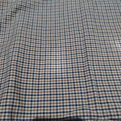 ギンガムチェック柄の先染生地 はぎれ