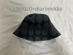 ＊UNIQLO マリメッコ バケットハット ブラックグレー 未使用品 ＊