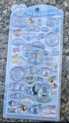 正規品　うるちゅるポップシール　シナモロール　シナモン