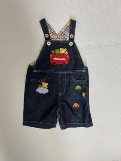 ミキハウス　デニムサロペット　90cm