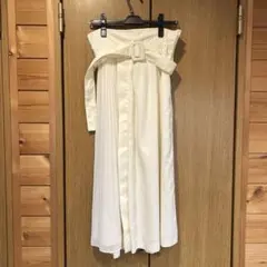 【MERCURYDUO】ロングスカート【ホワイト】