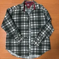 TOMMY HILFIGER チェック柄 長袖シャツ グリーン/ホワイト/レッド