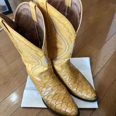 イエロー ウエスタンブーツ 27cm