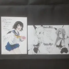 Steins ; gate比翼恋理シリーズ購入特典カード&ペーパー