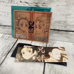 鬼滅 チェキ風ブロマイド ロング缶バッジ 炭治郎 禰豆子