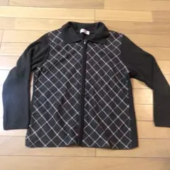 858ブラウン　チェック　上着