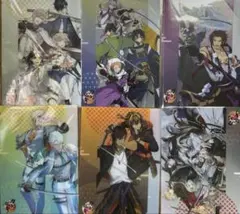 【新品未開封】セブンイレブン刀剣乱舞 A5クリアファイル全6種コンプリートセット
