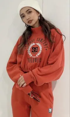 GYDA × DC HILLS COLLEGE ショートスウェットトップス