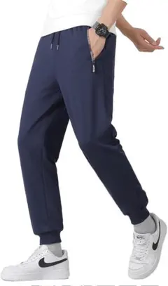 メンズ ロングパンツ ゆったり 快適 無地