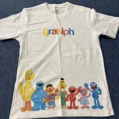 graniph セサミストリート Tシャツ Sサイズ
