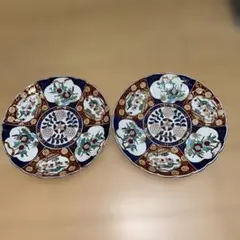 有田焼　秀峰大皿　古伊万里　2枚セット③