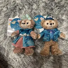 ディズニーシー25周年 ぬいぐるみバッジ ダッフィー シェリーメイ