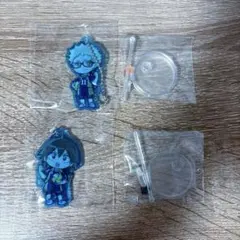 ハイキュー 月島蛍 山口忠 デコラPICアクリル キーホルダー 2つセット