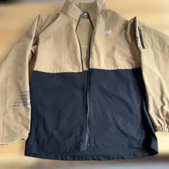 New Balance ナイロンジャケット ベージュ・黒