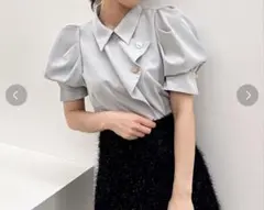 dazzlin マルチボタンデザインブラウス