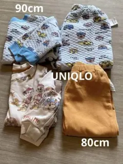 UNIQLO パウパトロールパジャマ2組　80cm、90cm
