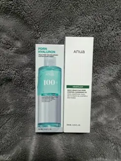 Anua PDRNヒアルロントナー＆クレンジングオイル2点セット