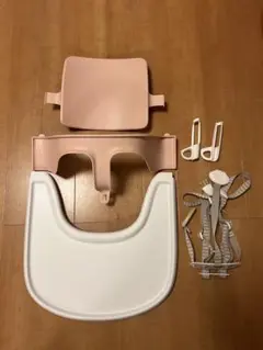 【美品】STOKKE/トリップトラップ ベビーセット一式 ハーネス付き