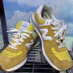 美品❗️New Balance 574 ❗️イエロー スニーカー New Balance ニューバランス 574 スニーカー メンズ イエロー 黄 ML574
