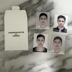 VERNON 成分エディター 特典 バーノン 証明写真 4枚