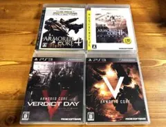 アーマードコア PS3 4本セット (4 fA Ⅴ VD)