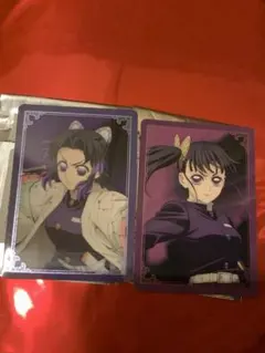 鬼滅の刃 無限城編 箔押しランダムカード 胡蝶しのぶ カナヲ