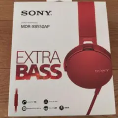 SONY MDR-XB550 有線ヘッドホン レッド 交換用イヤーパッド付 SONY MDR-XB550 有線ヘッドホン レッド 交換用イヤーパッド付 - メルカリ