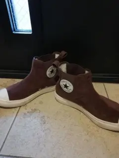 CONVERSE コーデュロイ ハイカットスニーカー　ブラウン　23,5cm