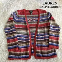 【極美品】ポロラルフローレン大人気ネイティブ柄カーディガン　アルパカカシミア混 楽天市場】ポロ ラルフローレン メンズ ネイティブ柄 ショールカラー