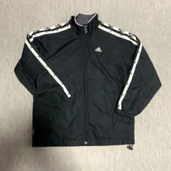 adidas アディダス　ウィンドブレーカー　トラックジャケット　黒　140